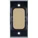 Selectric GRID360 Satin Brass Blank Module with Black Insert