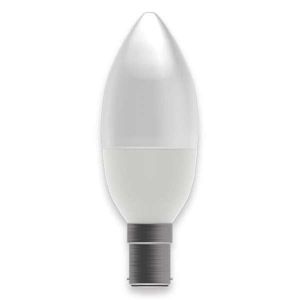 Bell 60517 3.9W LED Dimmable Candle Opal - SBC, 2700K 470lm