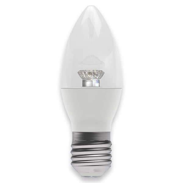 Bell 60577 3.9W LED Dimmable Candle Clear - ES, 2700K 470lm