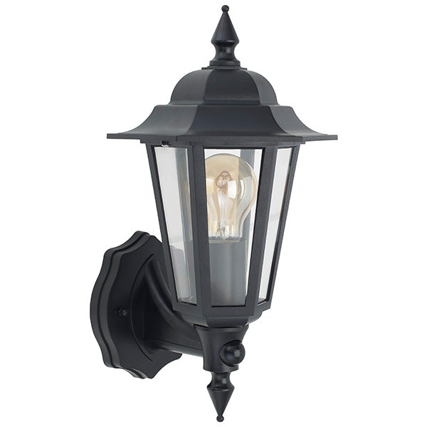 Bell 10359 Retro Lantern Black with PIR (lamp not included)  ES/E27