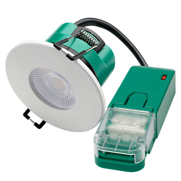 Bell 11390 6/8/10W Firestay Primo LED CCT Wattage Switchable Downlight - Dim, P&P, 60° Beam Angle - Tool Free Termination - No Bezel 720-1170lm
