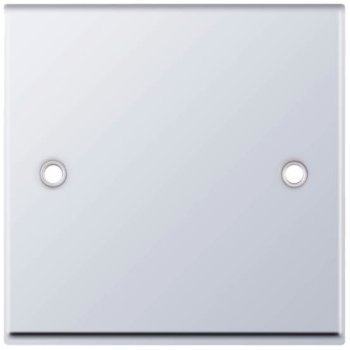 Selectric 7M-Pro Polished Chrome 1 Gang Blank Plate