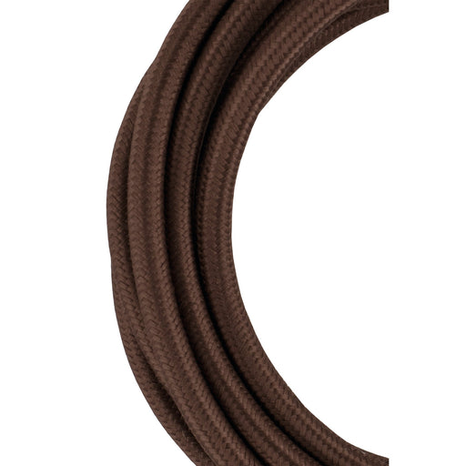 Bailey 139675 - Textile Cable 2C Brown 3m Bailey Bailey - The Lamp Company