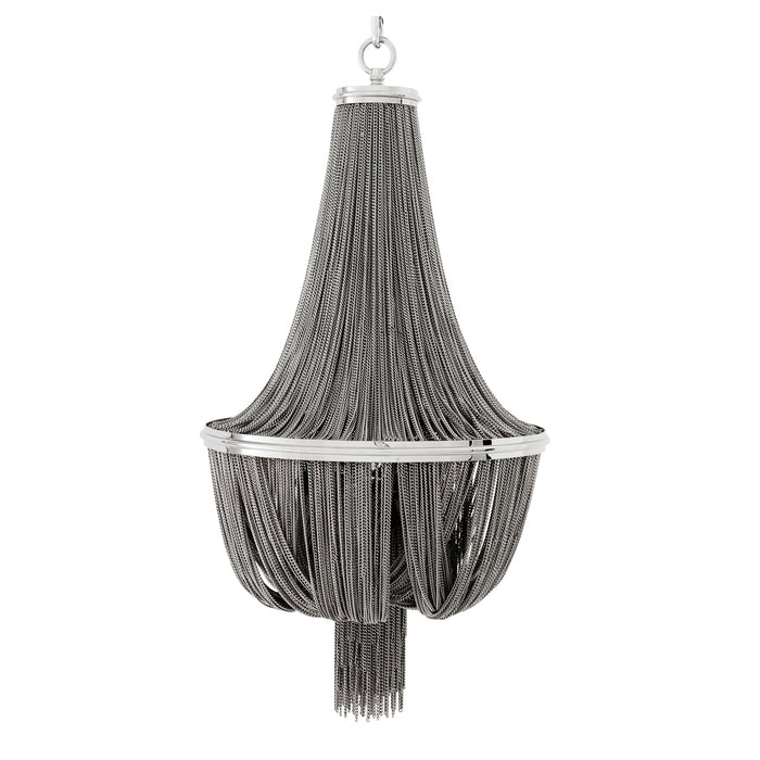 Bailey 140874 - Chandelier Florence L Nickel Bailey Bailey - The Lamp Company