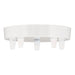 Bailey - 140918 - Ceiling Cup Metal White Multi-Cord 5 Light Bulbs Bailey - The Lamp Company
