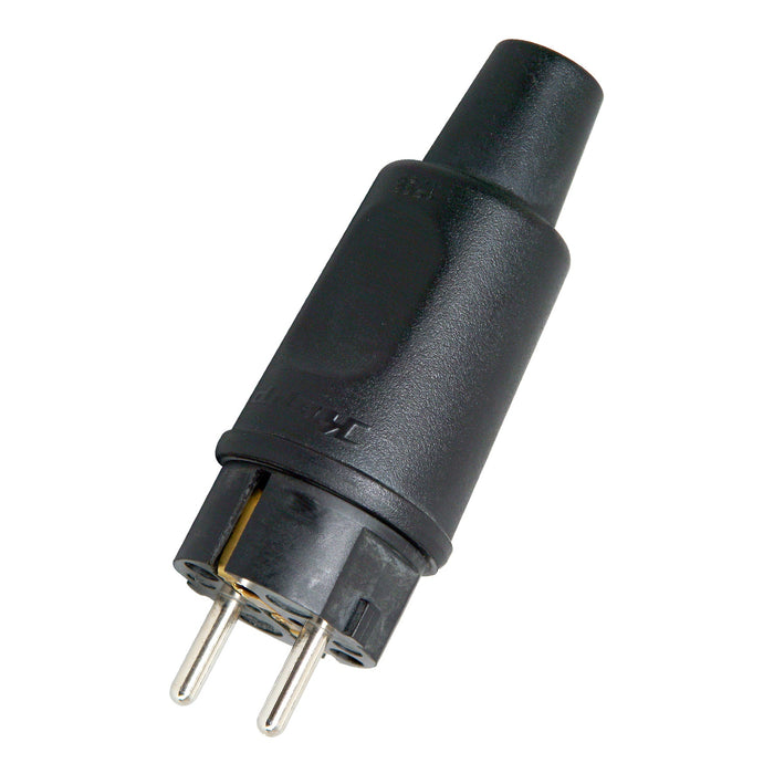 Bailey 142008 Kopp 179016004 Plug w/ground Rubber IP44 Black (Pack of 10)
