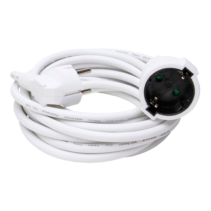 Bailey 142039 Kopp 143301011 Extension Cord 3C 5M White (Pack of 10)