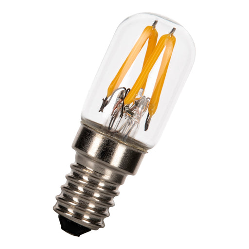 Bailey - 142194 - LED FIL T20X60 E14 DIM 2.5W (18W) 170lm 827 Clear Light Bulbs Bailey - The Lamp Company