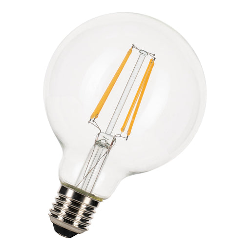 Bailey - 142585 - LED FIL G95 E27 DIM 8W (66W) 900lm 827 Clear Light Bulbs Bailey - The Lamp Company