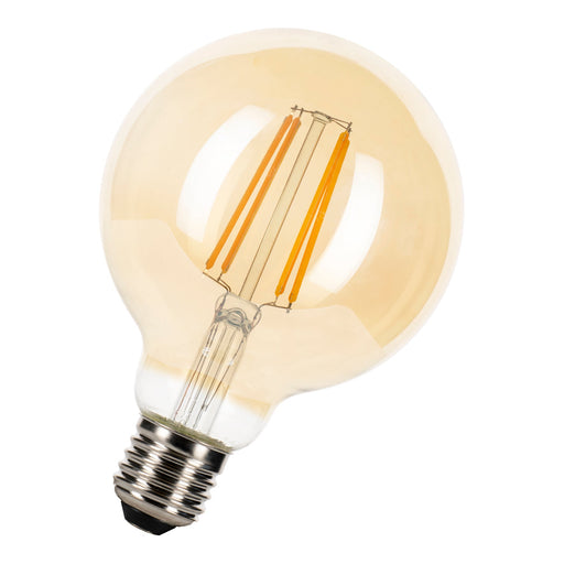 Bailey - 142588 - LED FIL G95 E27 DIM 8W (54W) 710lm 822 Gold Light Bulbs Bailey - The Lamp Company