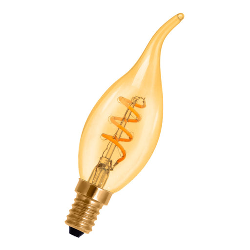 Bailey - 145006 - SPIRALED Mary C35 Cosy E14 DIM 2.2W 130lm 919 Gold Light Bulbs Bailey - The Lamp Company
