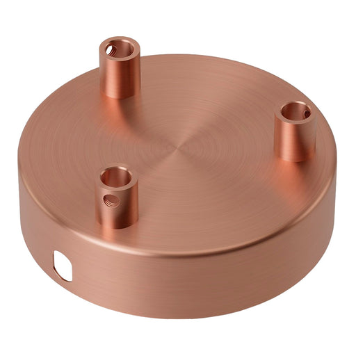 Bailey 142924 - Ceiling Cup Metal Satin Copper 3 holes dia 100mm Bailey Bailey - The Lamp Company