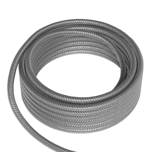 Bailey 142985 - Textile Cable 2x0.75mm2 3m Metallic Grey Bailey Bailey - The Lamp Company