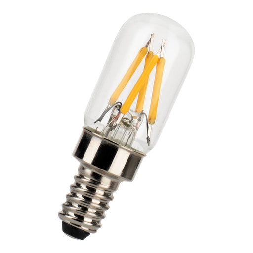 Bailey - 143863 - LED FIL T20X60 E12 DIM 2.5W (18W) 170lm 827 Clear Light Bulbs Bailey - The Lamp Company