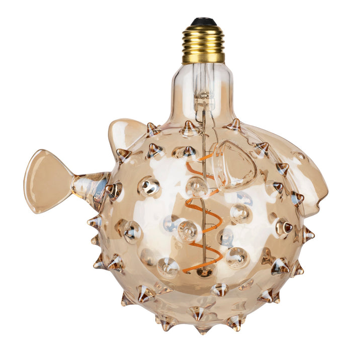 Bailey - 143868 - LED Blowfish Gold E27 DIM 4W (17W) 160lm 919 Light Bulbs Bailey - The Lamp Company