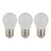 Bailey - 144616 - EcoPack 3pcs LED G45 E27 3W (25W) 250lm 827 Opal Light Bulbs Bailey - The Lamp Company