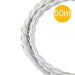 Bailey - 145040 - Textile Cable Twisted 3C 50M White Light Bulbs Bailey - The Lamp Company