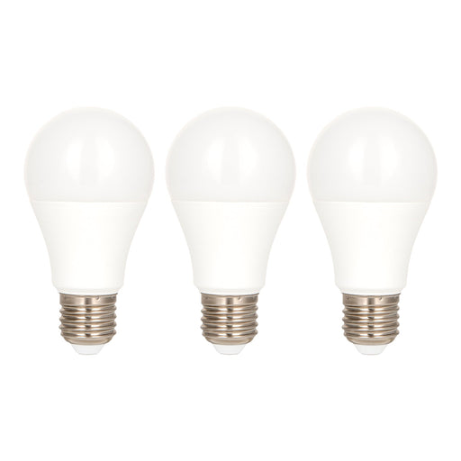 Bailey - 145217 - EcoPack 3pcs LED A60 E27 8.5W (60W) 806lm 827 Opal Light Bulbs Bailey - The Lamp Company