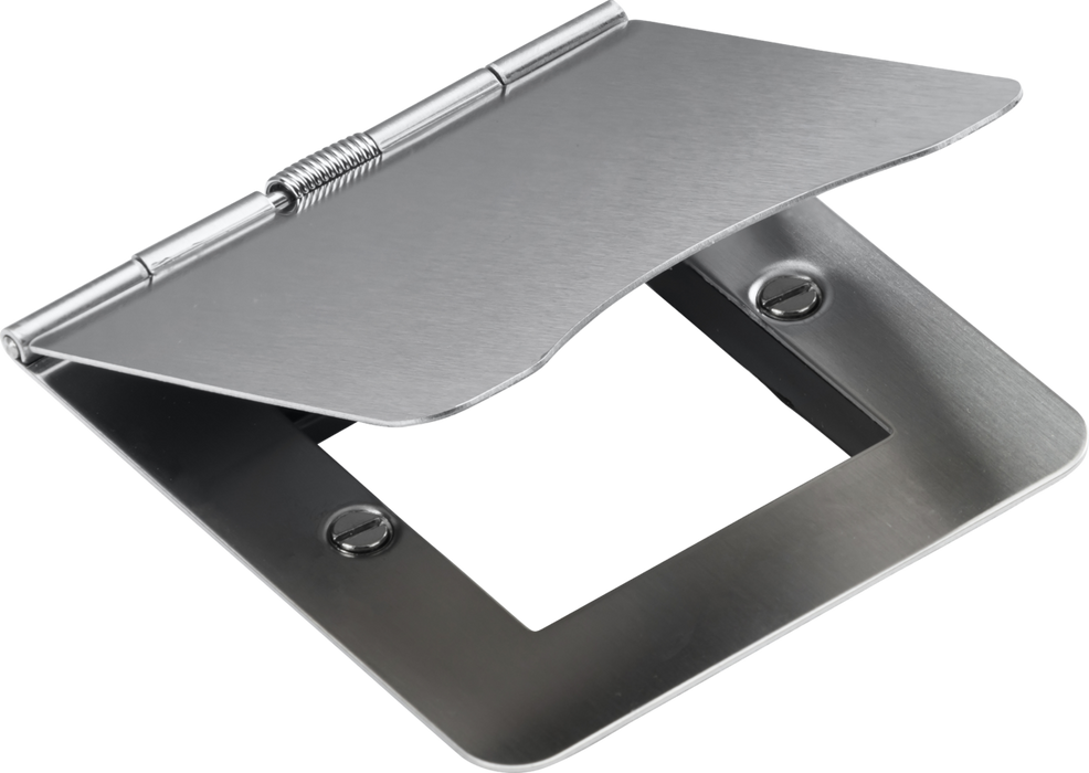 Knightsbridge FPF2GBC 2G Modular floor plate - Brushed Chrome