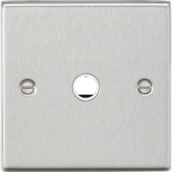 Knightsbridge CS8342BC 20A Flex Outlet Plate - Brushed Chrome