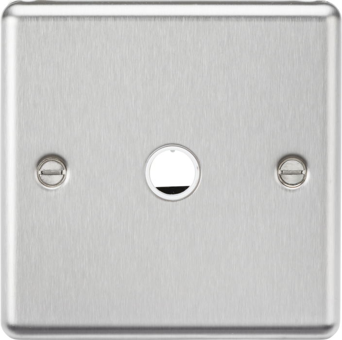 Knightsbridge CL8342BC 20A Flex Outlet Plate - Brushed Chrome