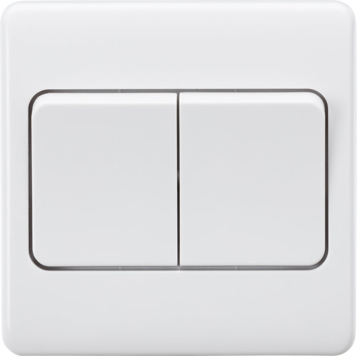 Knightsbridge CU3W 10AX 2G 2-way Wide Rocker Switch