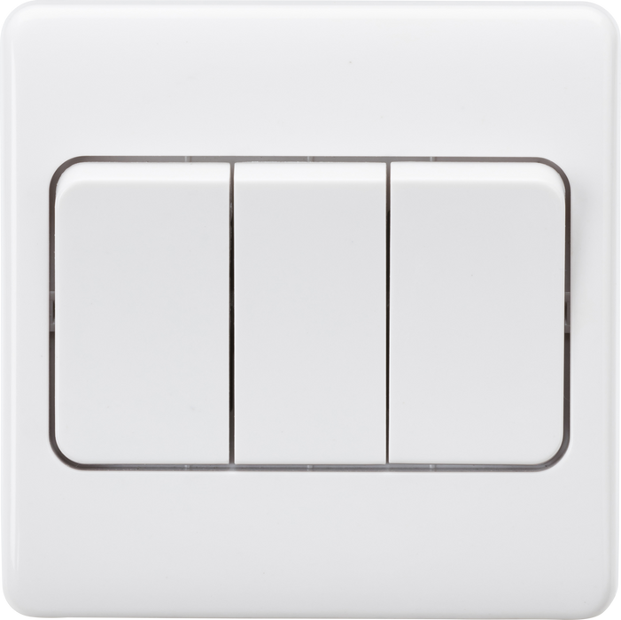 Knightsbridge CU4W 10AX 3G 2-way Wide Rocker Switch