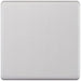 Selectric 5M-Plus Screwless Satin Chrome 1 Gang Blank Plate