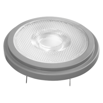 AR111-LED for exchange with 12V halogen lamps, warm white light, 24°, dimmable, base G53  RADIUM - Easy Control Gear