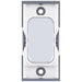 Selectric GRID360 Polished Chrome 10A Retractive Switch Module with White Insert