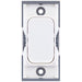 Selectric GRID360 White 10A Retractive Switch Module with White Insert
