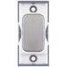 Selectric GRID360 Satin Chrome Blank Module with White Insert