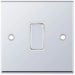 Selectric 7M-Pro Polished Chrome 1 Gang 10A 2 Way Switch with White Insert