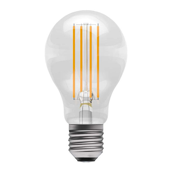 Bell 60212 Aztex 6W LED CRI90 Filament GLS Dimmable - ES, Clear, 2200K 560lm