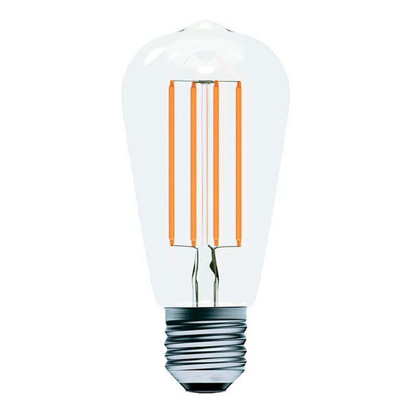 Bell 60214 Aztex 6W LED CRI90 Filament Squirrel Cage Dimmable - ES, Clear, 2200K 560lm