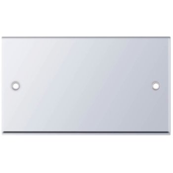 Selectric 7M-Pro Polished Chrome 2 Gang Blank Plate