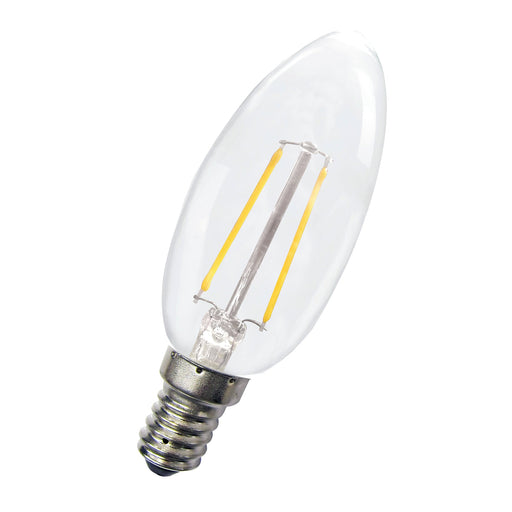Bailey - 80100035105 - LED FIL C35 E14 2W (19W) 180lm 827 Clear Light Bulbs Bailey - The Lamp Company