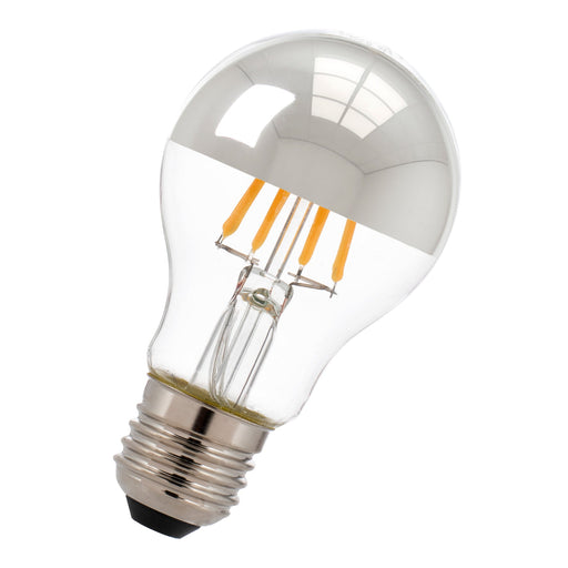 Bailey - 80100035356 - LED FIL A60 TM Silver E27 6W (45W) 550lm 827 Light Bulbs Bailey - The Lamp Company