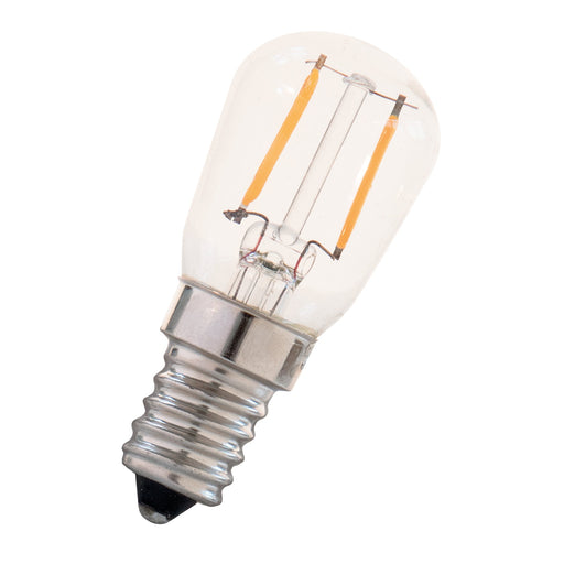 Bailey - 80100036379 - LED FIL P26X58 E14 1W (14W) 120lm 827 Clear Light Bulbs Bailey - The Lamp Company