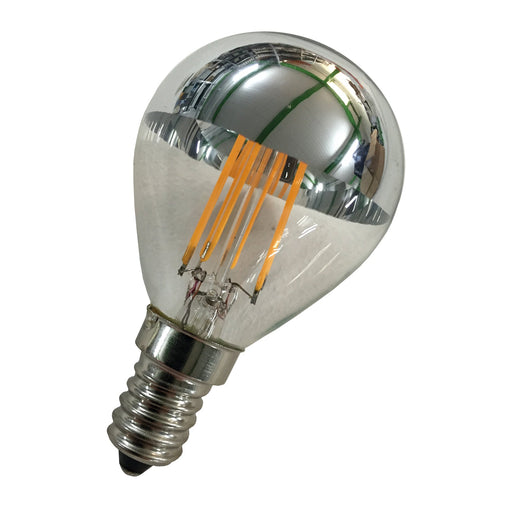 Bailey - 80100038363 - LED FIL G45 TM Silver E14 2W (18W) 170lm 827 Light Bulbs Bailey - The Lamp Company