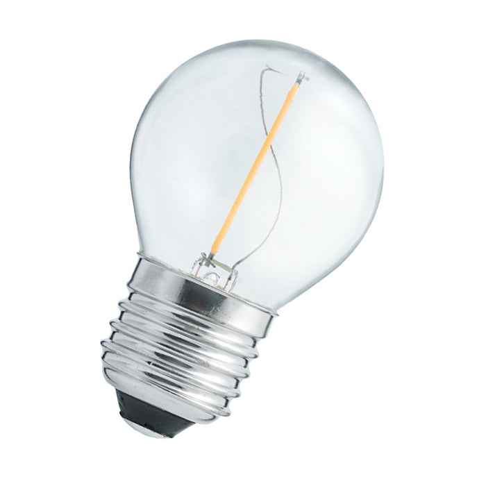 Bailey - 80100038291 - LED FIL G45 E27 1W (13W) 110lm 827 Clear Light Bulbs Bailey - The Lamp Company