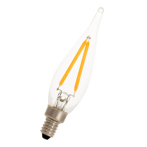Bailey - 80100038780 - LED FIL Mini Candle C22 E10 1W (10W) 90lm 822 Clear Light Bulbs Bailey - The Lamp Company