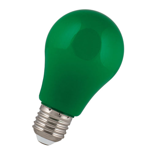 Bailey - 142437 - LED Party A60 E27 5W Green Light Bulbs Bailey - The Lamp Company