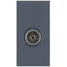 Selectric Grey Non-Isolated (Female) Coaxial/Aerial Socket Module with Faraday Cage