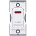 Selectric GRID360 White 20A DP Switch Module Marked ‘waste disposal’ with Neon and White Insert