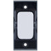 Selectric GRID360 Polished Chrome 20A 2 Way Switch Module with Black Insert