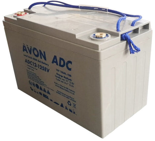 Avon Deep Cycle AGM GEL 12v 125ah GOLF – TROLLEYS, BUGGIES Easy Control Gear - Easy Control Gear