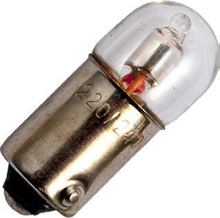 Schiefer Ba9s T9x23mm 220-240V Wire Ended 10000h Clear Red Neon Glass 2500K Non-Dimmable - 092397900
