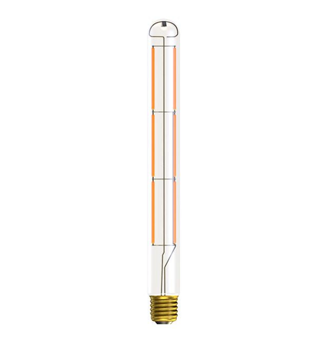 Bell 60782 5.7W LED Filament Tubular Long Clear - ES, 2700K 810lm