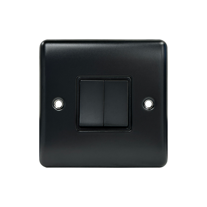 Caradok 2G 2Way 10A Switch Matt Black